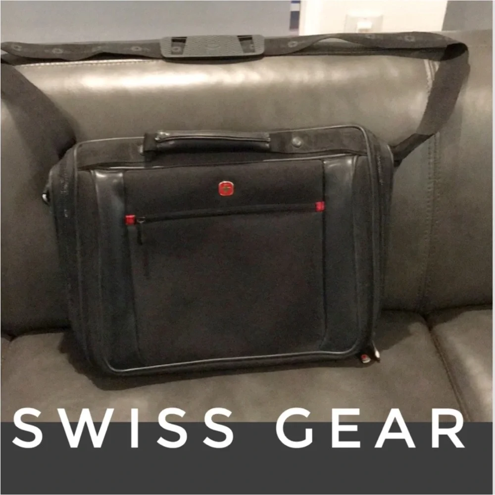 Authentic SwissGear designer Black laptop bag